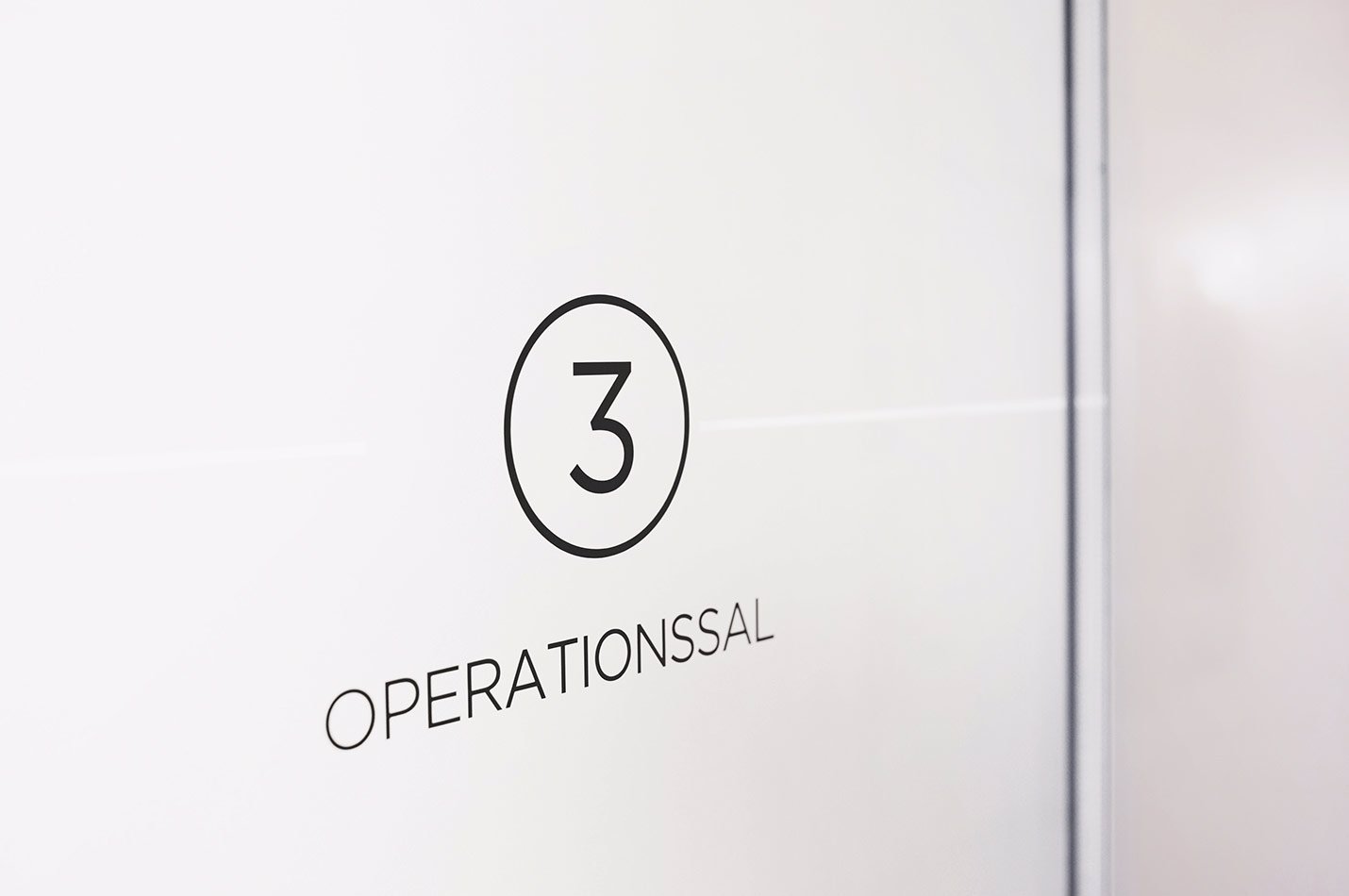 Operationssals dörr