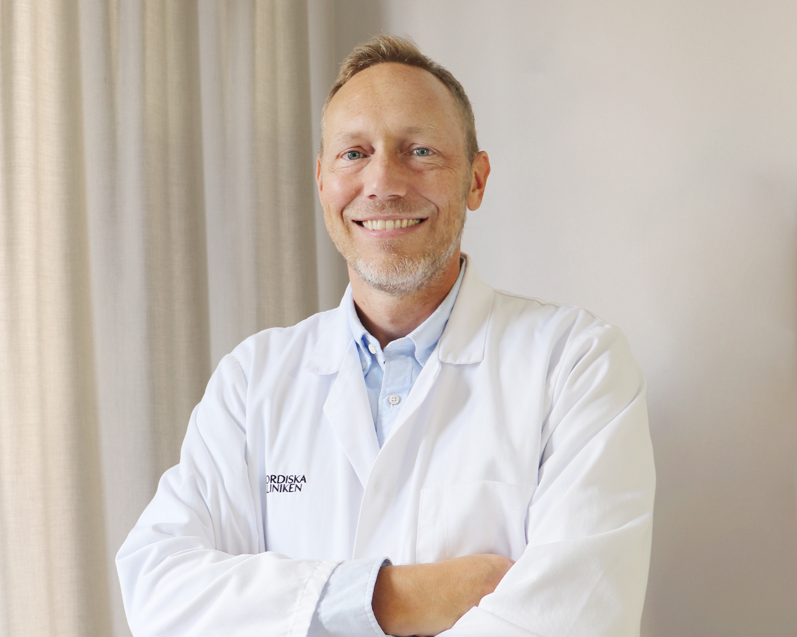 Dr Mattias Lidén, porträttbild för Nordiska Kliniken